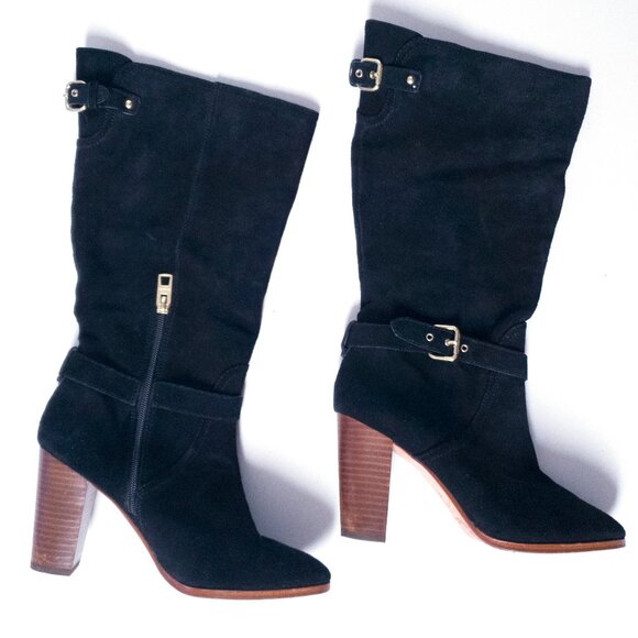 Coach Beverly Mid-Calf Suede Boots 7.5 - Picture 3 of 8